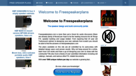 What Freespeakerplans.com website looked like in 2020 (3 years ago)