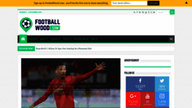 What Footballwood.com website looked like in 2020 (3 years ago)
