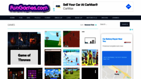 What Fungames.com website looked like in 2020 (3 years ago)