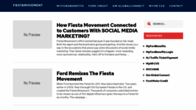 What Fiestamovement.com website looked like in 2020 (3 years ago)