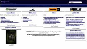 What Findpower.com website looked like in 2020 (3 years ago)
