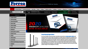 What Ferrea.com website looked like in 2020 (3 years ago)