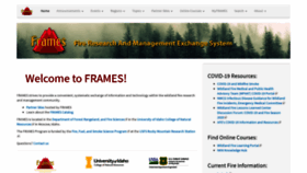 What Frames.gov website looked like in 2020 (3 years ago)