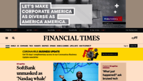 What Ft.com website looked like in 2020 (3 years ago)