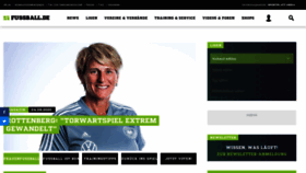 What Fussball.de website looked like in 2020 (3 years ago)