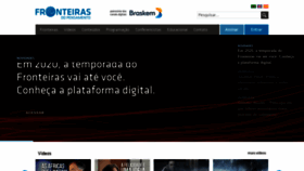 What Fronteiras.com website looked like in 2020 (4 years ago)