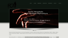 What Flemishclassicalatelier.com website looked like in 2020 (3 years ago)