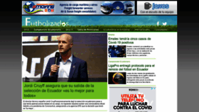 What Futbolizados.com website looked like in 2020 (3 years ago)