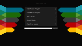 What Flacmusic.net website looked like in 2020 (3 years ago)