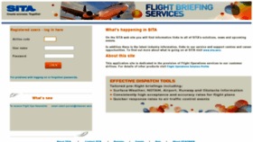 What Flightops.sita.aero website looked like in 2020 (4 years ago)