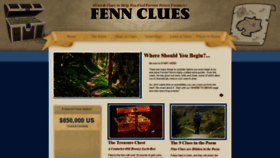 What Fennclues.com website looked like in 2020 (3 years ago)