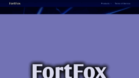 What Fortfox.atshop.io website looked like in 2020 (3 years ago)