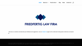 What Friedfertiglaw.com website looked like in 2020 (3 years ago)