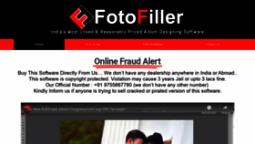What Fotofiller.com website looked like in 2020 (3 years ago)