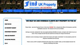 What Findukproperty.com website looked like in 2020 (3 years ago)