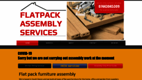 What Flat-pack-assembly.com website looked like in 2020 (3 years ago)