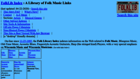 What Folklib.net website looked like in 2020 (3 years ago)