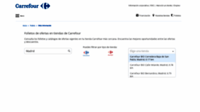 What Folleto.carrefour.es website looked like in 2020 (3 years ago)