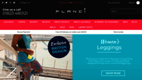What Flanciactivewear.co.uk website looked like in 2020 (4 years ago)