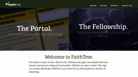 What Faithtree.com website looked like in 2020 (3 years ago)