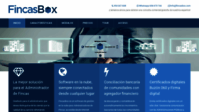What Fincasbox.es website looked like in 2020 (3 years ago)