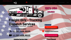 What Freightgirlz.com website looked like in 2020 (3 years ago)