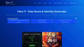 What Fake-it.to website looked like in 2020 (6 years ago)