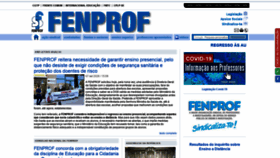 What Fenprof.pt website looked like in 2020 (3 years ago)