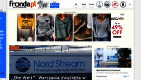 What Fronda.pl website looked like in 2020 (3 years ago)