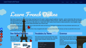 What Frenchspanishonline.com website looked like in 2020 (3 years ago)