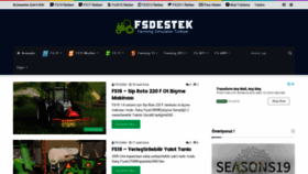 What Farmingsimulatordestek.com website looked like in 2020 (3 years ago)