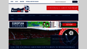 What Footballgroundmap.com website looked like in 2020 (3 years ago)