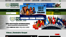 What Faculdadegospel.com.br website looked like in 2020 (3 years ago)