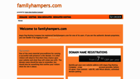 What Familyhampers.com website looked like in 2020 (3 years ago)