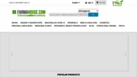 What Farmahouse.com website looked like in 2020 (3 years ago)