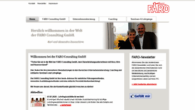 What Faro-gmbh.at website looked like in 2020 (3 years ago)