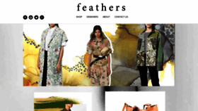 What Feathersfashion.com website looked like in 2020 (3 years ago)