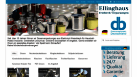 What Feinblechverpackung-te.de website looked like in 2020 (3 years ago)
