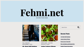 What Fehmi.net website looked like in 2020 (3 years ago)