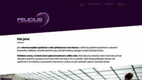 What Feliciusmedia.cz website looked like in 2020 (3 years ago)