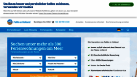 What Fewo-in-holland.de website looked like in 2020 (5 years ago)