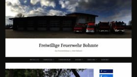 What Feuerwehr-bohmte.de website looked like in 2020 (3 years ago)