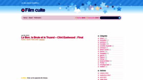 What Film-culte.org website looked like in 2020 (3 years ago)