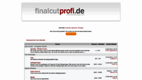 What Final-cut-pro.de website looked like in 2020 (3 years ago)