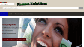 What Finanzen-nachrichten.com website looked like in 2020 (3 years ago)