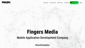 What Fingers-media.com website looked like in 2020 (3 years ago)