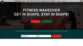What Fitnessmakeover.com website looked like in 2020 (3 years ago)