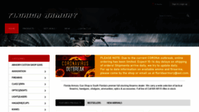 What Floridaarmory.com website looked like in 2020 (3 years ago)