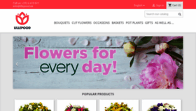 What Flowershop.ee website looked like in 2020 (3 years ago)