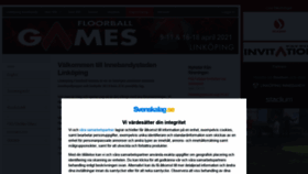 What Floorballgames.se website looked like in 2020 (3 years ago)